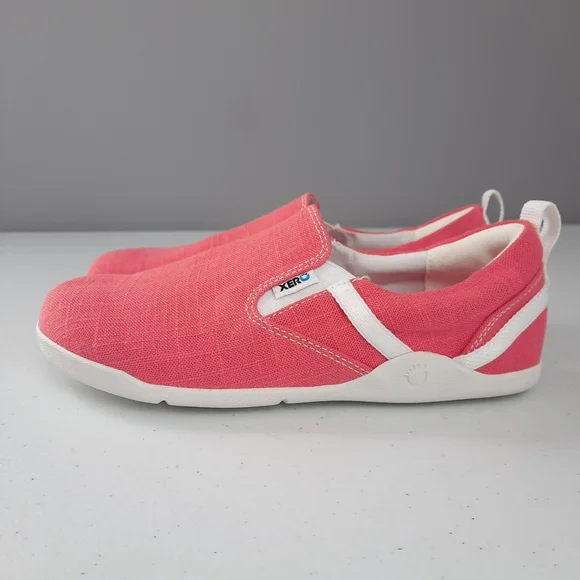 Xero Women's Aptos Geranium Pink Hemp Canvas Slip On Shoes size 8 - Picture 3 of 10
